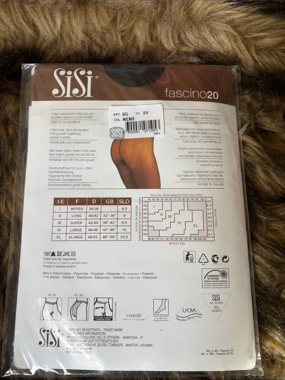 SiSi fascino20 sheer